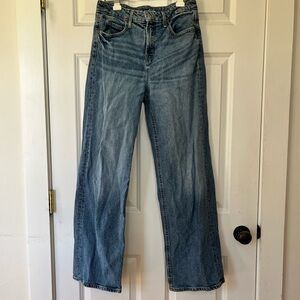 Old Navy Sky High Wide Leg Jeans, size 6